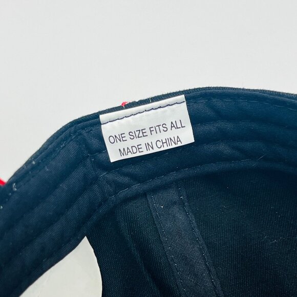 Drink Soda Pop Bottle Graphic Black Orange Adjustable Snapback Party Novelty Hat - Picture 6 of 6